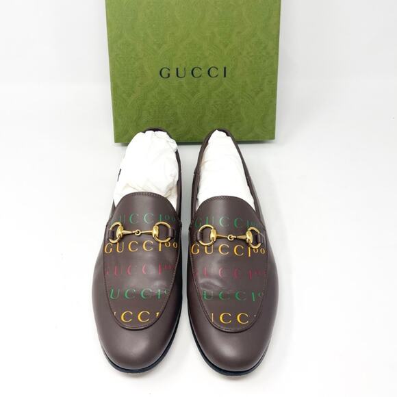 GUCCI Brixton Convertible Horsebit Loafers Mules Size EU 36.5 Brown - Picture 3 of 9